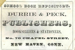 MSS 15: Durrie & Peck Records, 1820-1860