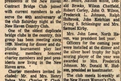 MSS 290: New Haven Contract Bridge Club Records, 1930-2004